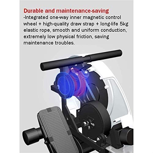 AMZOPDGS Rowing Machines, Rowing Machine,Magnetic Resistance Multifunctional Indoor Small Fitness Equipment,Can be Stored Upright,Intelligent Mute,for House Use Running