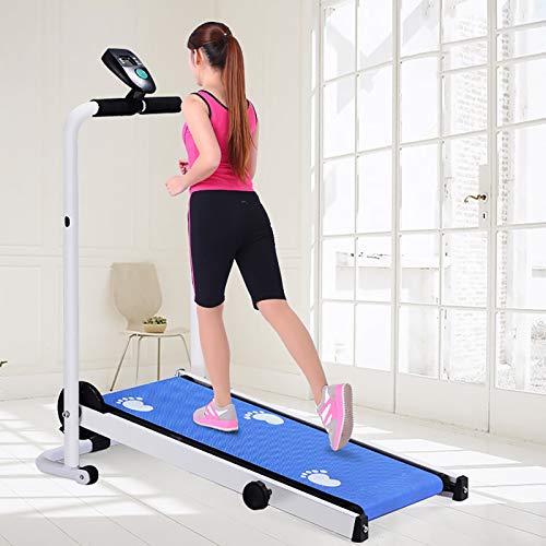 Small Foldable Treadmill Mechanical Walking Machine with LCD Screen Non-electric Treadmill,Maximum load 90 kg, home fitnessTreadmill Suitable For Home Office Walking Machine