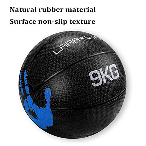 Medicine Ball AGYH Rubber Elastic Adult Fitness Training Ball, Aerobics Training Ball, 1kg/2kg/3kg/4kg/5kg/6kg/7kg/8kg/9kg/10kg (Size : 5kg/11lb)