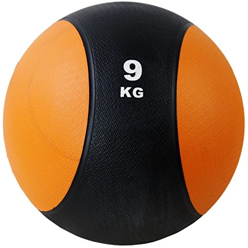 BodyRip Unisex's 9kg Bounce Rubber Balls, Orange, Medium