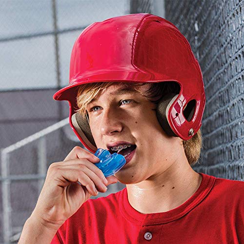 Shock Doctor Kids' Mouthguard Double Braces, Blue, Youth