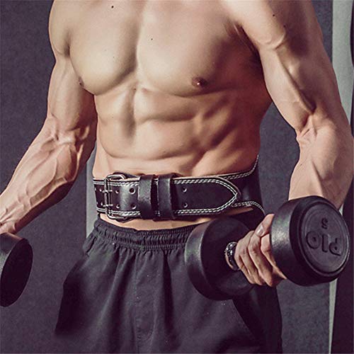 DC CLOUD Weight Lifting Belt Fitness Belts Weight Loss Belt Men Waist Belt For Gym Strength Training Equipment Gym Accessories for Men black,XL