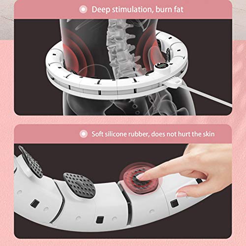 GFITNHSKI Hula Hoop with Counter, Smart Hula Hoops for Adults Weight Loss, Indoor Hoola Hoop for Women and Man, Weighted Hula Hoop for Exercise and Fitness, Home Workout,Weight Loss