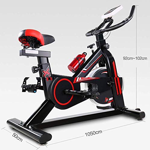 WOAIM Indoor Cycling Exercise Bike Bicycle Fitness Advanced Flywheel Adjustable Seat Cardio Workout for Home Gym 200kg Load