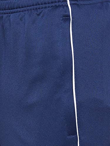 adidas Men Core 18 Training Trousers - Dark Blue/White, X-Large