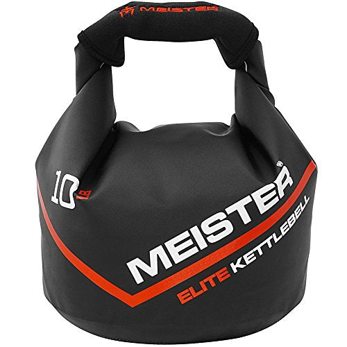 Meister Elite Portable Sand Kettlebell - Soft Sandbag Weight - 10lb / 4.5kg