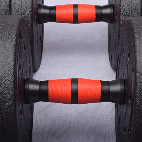 Exersci Multifunctional Adjustable Dumbbell, Barbell Weight Lifting Set 20kg/30kg (20)