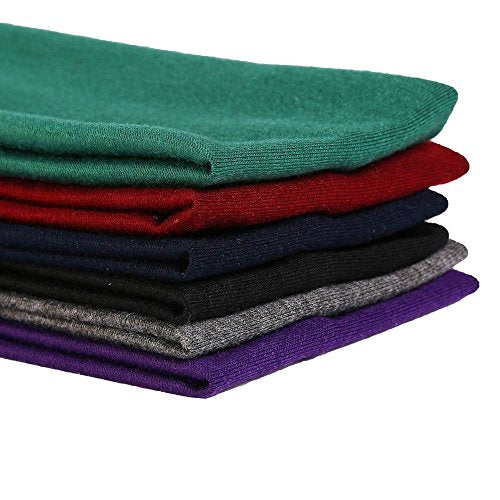 6 Pieces Yoga Cotton Headbands, Elastic Head Bands for Teans and Women Assorted Colours