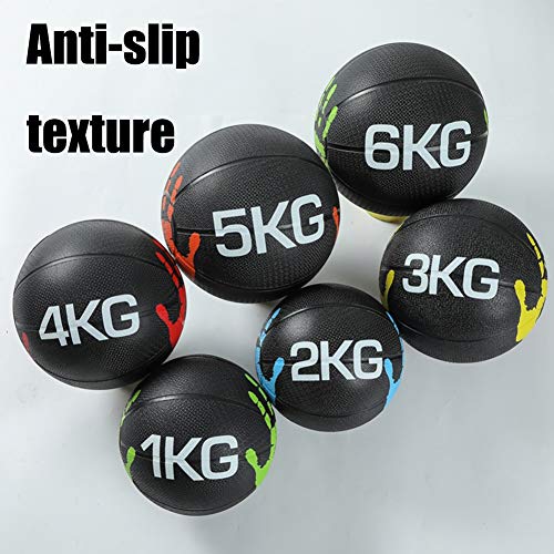 Medicine Ball Home Fitness Medicine Ball, Exercise Core Muscle Group, Slam Ball for Boxing Weight Training, 1kg