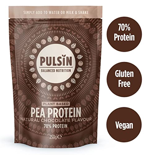 Pulsin - Chocolate Vegan Pea Protein Powder - 1kg - Gluten Free, Plant Based, Palm Oil Free & Dairy Free Protein - Sports Nutrition