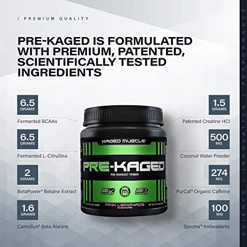 Kaged Muscle - Pre-Kaged Pre-Workout Primer Krisp Apple - 1.41 lbs.