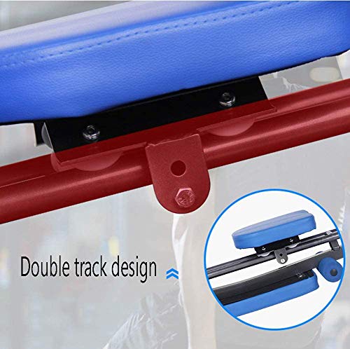 AMZOPDGS Home Rowing Machine, Foldable Rowing Machine, 12 Resistance Adjustment, Double Track, Maximum Load 200Kg, Suitable for Home Exercise - Gym Store | Gym Equipment | Home Gym Equipment | Gym Clothing