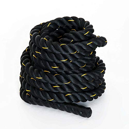 Sab MCR Battle Ropes 9m/3.8cm Length, Upper Body Workout, Home Workout, Fitness, Gym Workout, Training, Rope - Gym Store