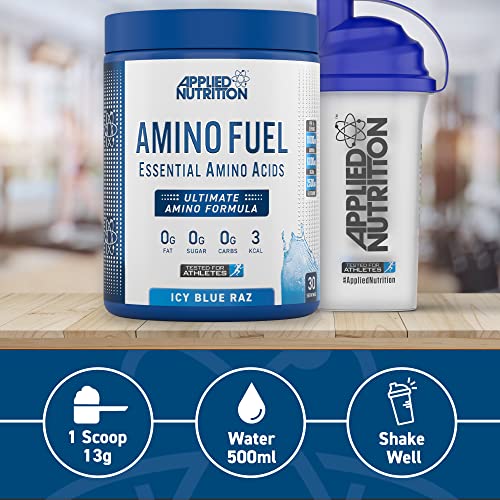 Applied Nutrition Amino Fuel - Amino Acids Supplement, EAA Essential Amino Acids Powder, Muscle Fuel & Recovery (390g - 30 Servings) (Fruit Salad)