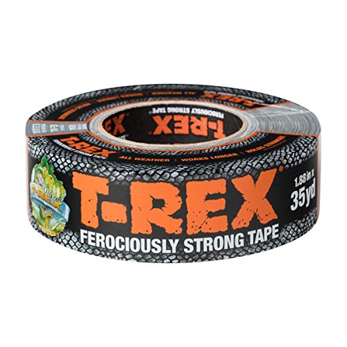 T Rex Tape Ferociously Strong Waterproof Graphite Grey Tape, 48mm x 32m, A High Strength Duct or Gaffer Cloth Adhesive Repair Tape that is Also UV Resistant From the Makers of the Original Duck Tape