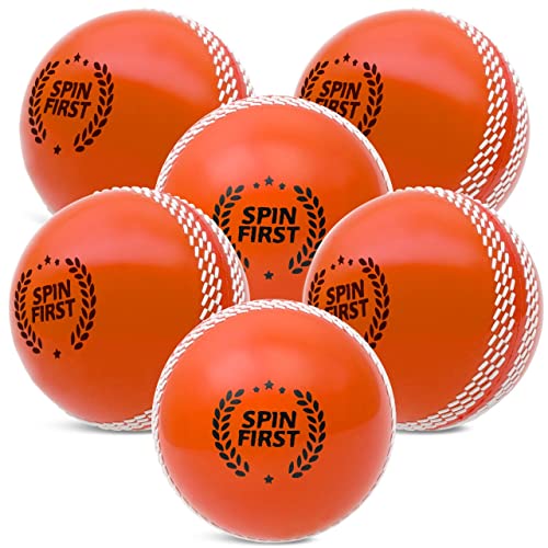 ADS SPORTS Wind Cricket Balls - Air Practice Balls - Indoor & Outdoor Soft Training Cricket Ball For Coaching Practice (Orange)