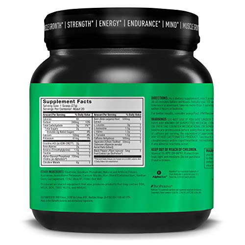 JYM Supplement Science Pre 20 Servings Rainbow Sherbet PRE20RS - Gym Store | Gym Equipment | Home Gym Equipment | Gym Clothing