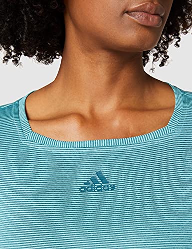 adidas Women's Parley Skirt, Womens, T-Shirt, DT3964, Blue Spirit/Legend Ink, XS