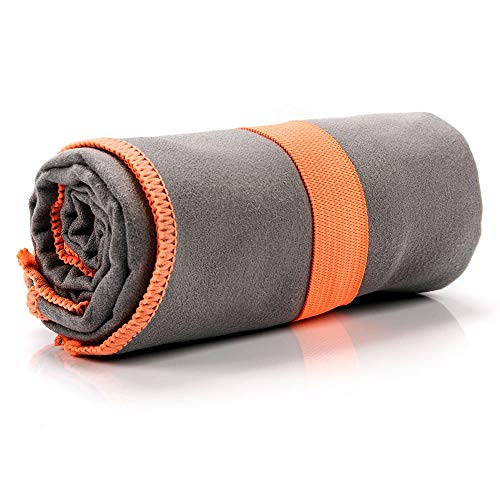 meteor Microfibre Towel Quick Dry Gym Pool Fitness Swimming Travel Camping Beach Yoga Pilates Bath Shower Absorbent Compact Lightweight Dry Men Women Kids Post-Bath Pet Drying 42 x 55 cm