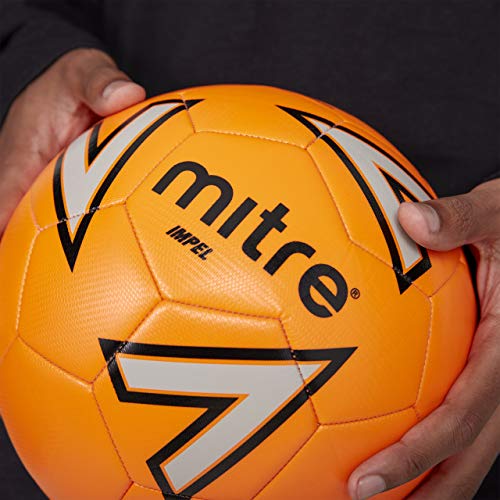 Mitre Impel Training Football Without Ball Pump, Orange, Size 5