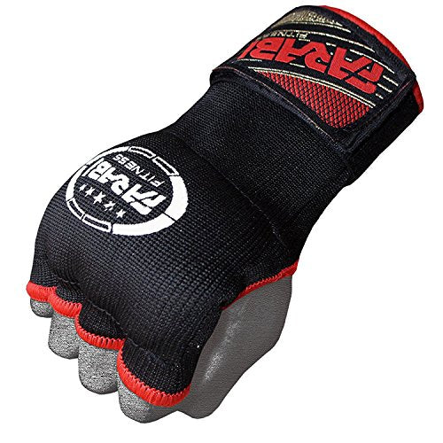 Farabi Kids Junior Inner Hand Wraps Gloves Easy Gel Padded Boxing Wraps with Wrist Wraps Pair (Back) - Gym Store