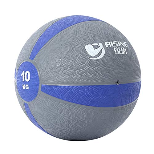 Medicine Ball AGYH Rubber, Home Gym Elastic Fitness Ball, 1KG/2KG/3KG/4KG/5KG/6KG/7KG/8KG/9KG/10KG (Size : 10kg/22lbs)
