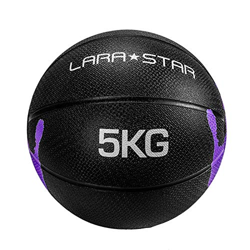 Medicine Ball AGYH Rubber Elastic Adult Fitness Training Ball, Aerobics Training Ball, 1kg/2kg/3kg/4kg/5kg/6kg/7kg/8kg/9kg/10kg (Size : 5kg/11lb)