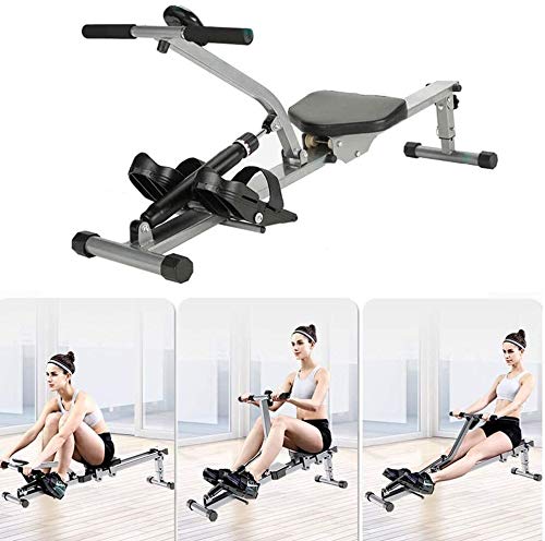 AMZOPDGS Rowing Machines, Rowing Machine,Household Aerobic Rowing Machine Foldable,Adjustable Resistance,Fitness Equipment,Metal Rowing Machine for Home Use