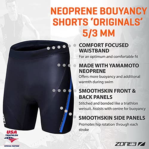 ZONE3 Neoprene Buoyancy Shorts 'Originals' 5/3mm Black/Green