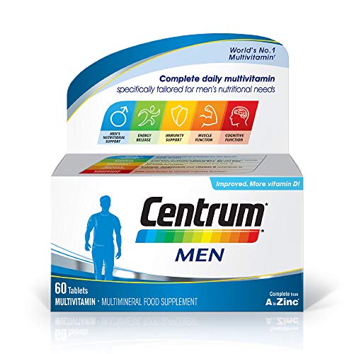 Centrum Multivitamin Tablets for Men, Pack of 60
