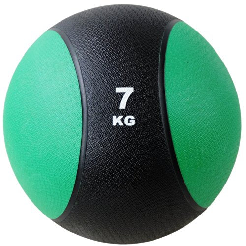 BodyRip 7kg RUBBER MEDICINE BALL BALLS WEIGHTS EXERCISE FITNESS MMA BOXING TRAINING GYM FIT