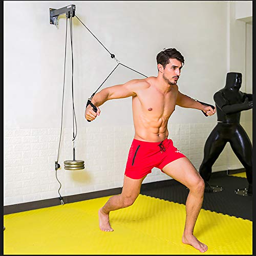 Adjustable Pulley System Fitness Diy Pulley Cable Machine Riiai