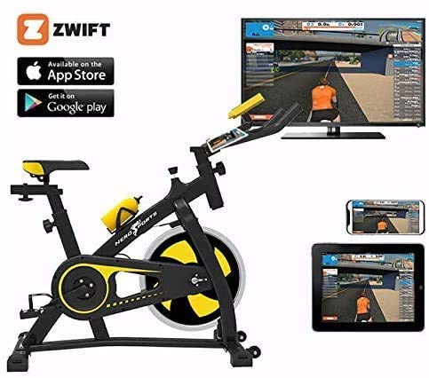 Nero Sports Bluetooth Upright Exercise Bike Indoor Training Studio Cycles