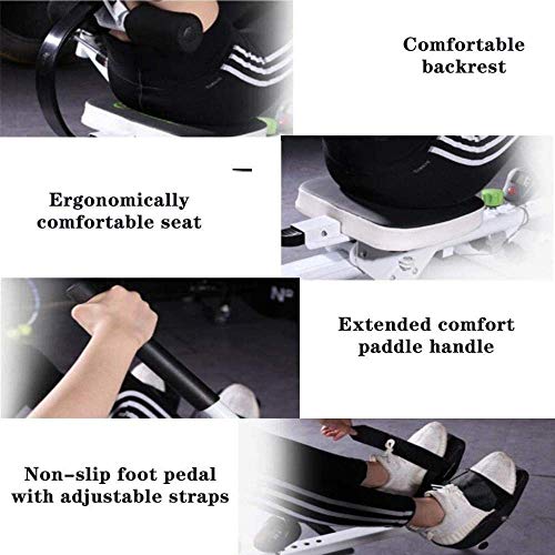 Foldable Rowing Machines Rowing Machine Multifunctional Hydraulic Rowing Machine, Household Scull Folding Fitness Training Equipment, Cardio Workout Water Rowing Machine