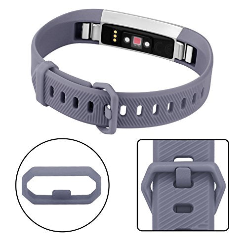 Yandu for Fitbit Alta Wrist Strap, Replacement strap for Fitbit Alta and Fitbit Alta HR, Adjustable Sport Wristbands for Women Men (07 Grey, L) - Gym Store | Gym Equipment | Home Gym Equipment | Gym Clothing