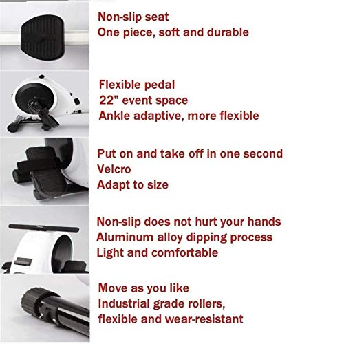 AMZOPDGS Rowing Machines, Rowing Machine,Magnetic Resistance Multifunctional Indoor Small Fitness Equipment,Can be Stored Upright,Intelligent Mute,for House Use Running