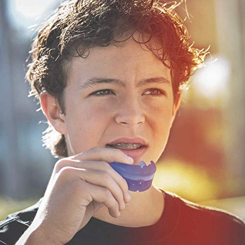 Shock Doctor Kids' Mouthguard Double Braces, Blue, Youth