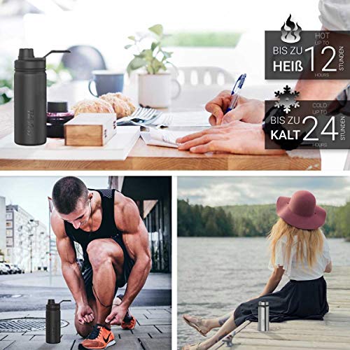 720 dgree thermo water bottle nolimit 720°DGREE Vaccum Insulated Water Bottle “noLimit“ - 530ml