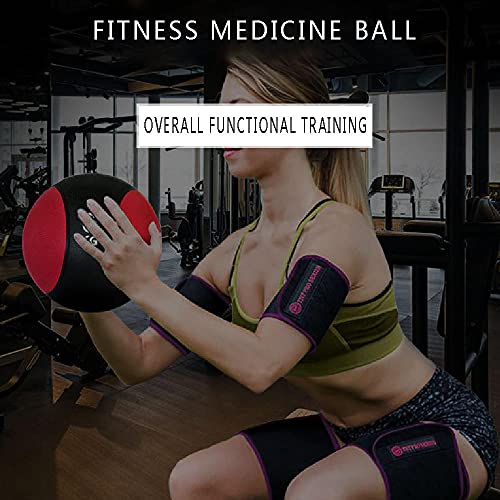Medicine Ball,Rubber Medicine Ball Personal Training Tools Non-Slip Environmental Protection Gym Ball Suitable for Strength Training Exercise to Lose Fat-1KG