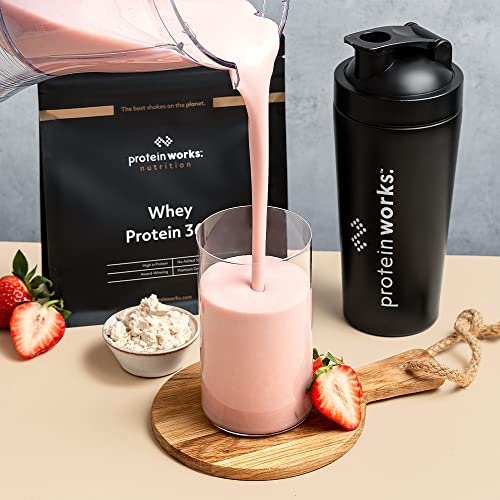 Protein Works - Whey Protein 360 | Premium Whey Shake | Whey Protein Powder Blend | No Added Sugar Protein Shake | 40 Servings | French Vanilla | 1.2kg