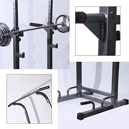 ZYQDRZ Indoor Parallel Bar Rack, Fitness Home Pull-Up Equipment, Multifunctional Horizontal Bar, Power Tower, Barbell Rack,Yellow