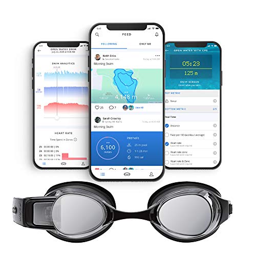 FORM Smart Swim Goggles, Fitness Tracker for Pool, Open Water and Swim Spa with a See-Through Display that Shows your Metrics while Swimming - Gym Store | Gym Equipment | Home Gym Equipment | Gym Clothing