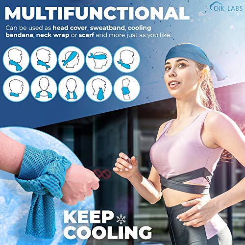 4pc Cooling Towel, Cool Towel, Gym Towels, Cold Towel, Cooling Towels for neck, Ice Towel Cooling Blanket, Cooling neck wrap ,Gym Towel, Sweat towel, Cool Towel for Instant Cooling relief, Men Women