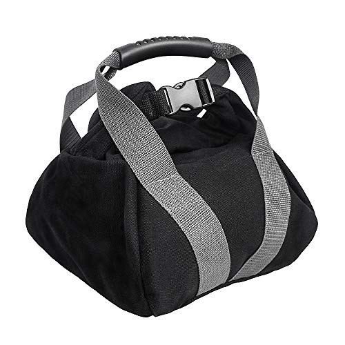 CestMall Weight Kettlebell Sandbag, Adjustable Weightlifting Training Filled Fitness Workout Bag Comfortable Handle Buckle Lock Portable Sandbag for Powerlifting-Weight Exercise-Running and Crossfit