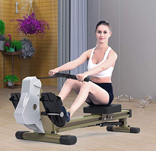 AMZOPDGS Foldable Rowing Machines Rowing Machine for Home Use Foldable, Indoor Exercise Equipment with 12 Level Adjustable Resistance, Hd Data Display, for All Kinds of People