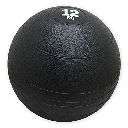 MAXSTRENGTH Slam Ball Workout MMA Fitness Home Weight Lifting Training No Bounce 12kg, 10kg (10kg)