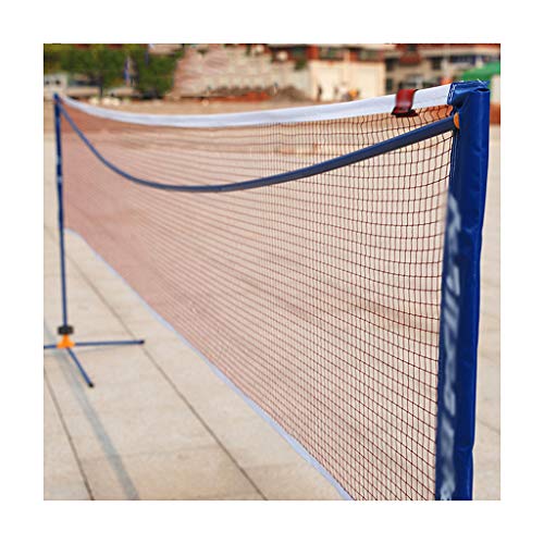 Adjustable Tennis Net Stand, Portable Movable Badminton Volleyball Net, Teenagers Tennis Training Nets for Garden Driveway Beach,5.1m