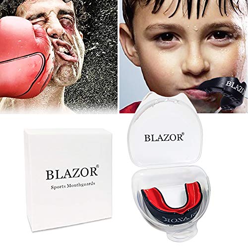 BLAZOR Mouth Guards/Gum Shield All Sports Mouthguard for boxing, MMA, rugby, muay thai, hockey, judo, karate martial arts and all contact sports and Other Contact Sports