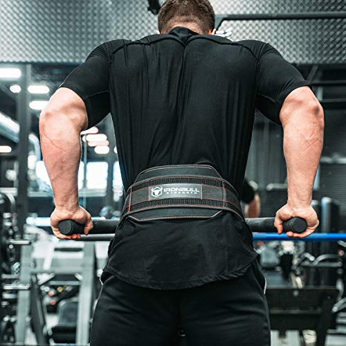 Iron Bull Strength Nylon Dip Belt - Weight Belt with Nylon Strap Chain for Lifting Weights - Perfect for Weighted Pullup, Dips, Squats and Weightlifting - for Men and Women