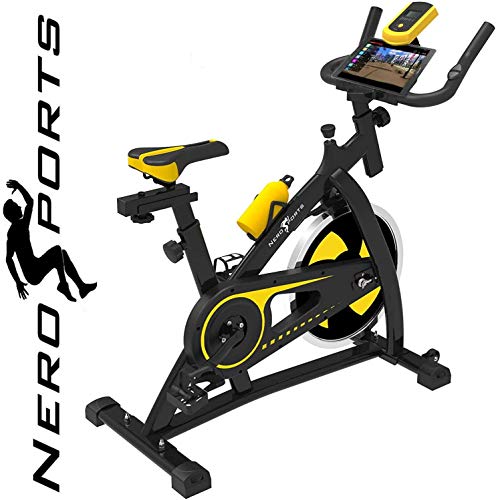 Nero Sports Bluetooth Upright Exercise Bike Indoor Training Studio Cycles